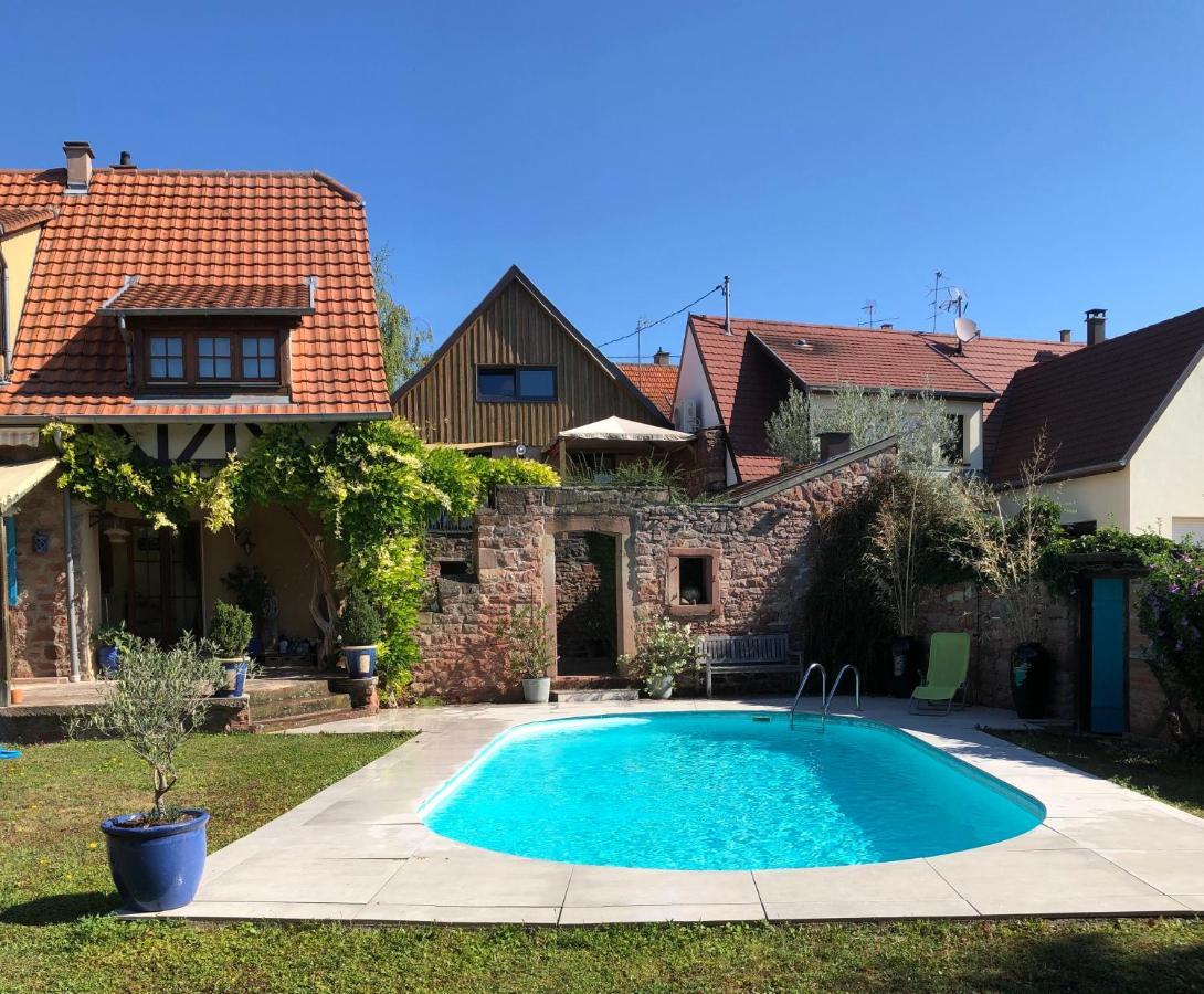 Le Grenier - Piscine Et Spa Marlenheim Exterior photo